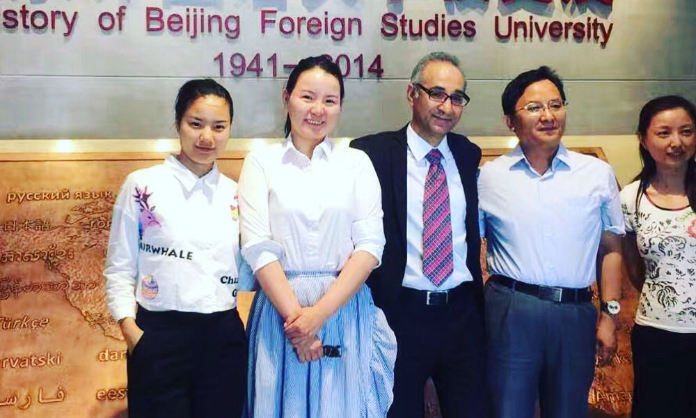Dr Siavash Vali with Certified Students